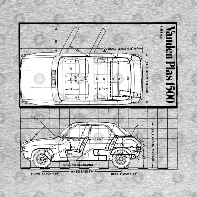 VANDEN PLAS 1500 ALLEGRO - technical data by Throwback Motors